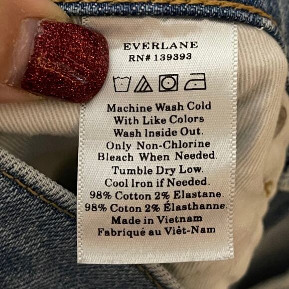 Everlane Skinny Ankle Jeans | Light Wash | Midrise | Size 27 - Picture 5 of 5